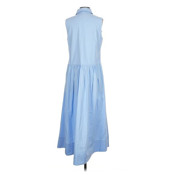 Maye Maxi Shirt Dress Blue Small - Picture 3 of 5